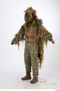 Photos Brandon Davis Sniper Ghillie suit A pose standing whole…